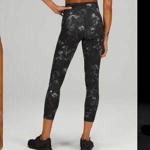 Lululemon Swift Speed High-Rise Tight 25" Aquila Black Multi Sz 18